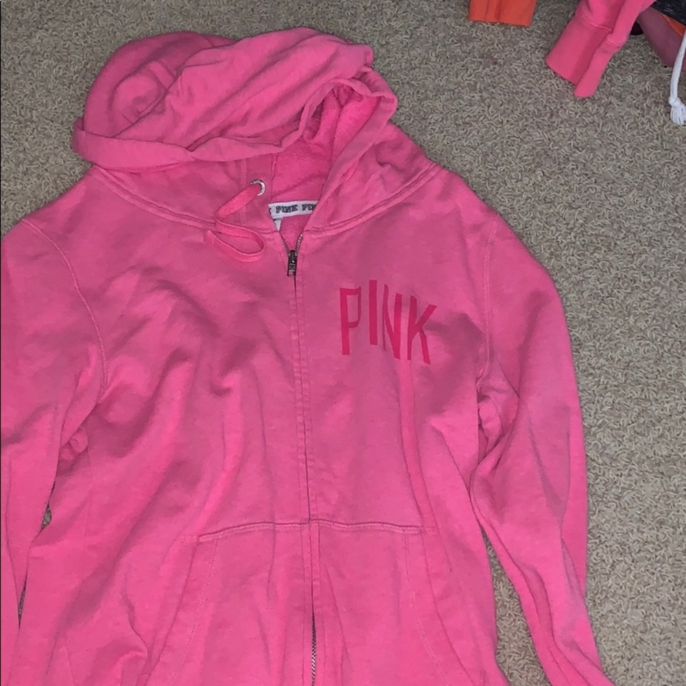 PINK ZIP UP